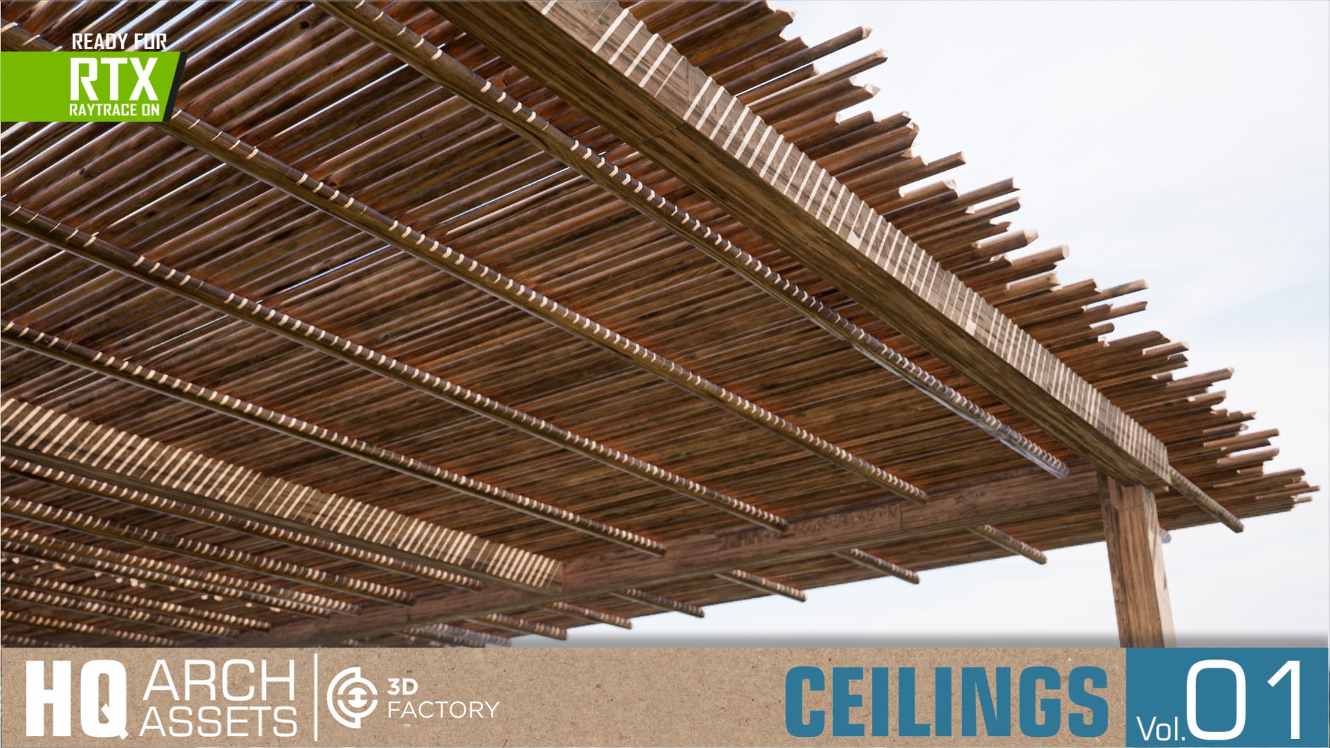 Ceiling Visualization HQ Ceilings Vol. 1 in Architectural Visualization - UE Marketplace