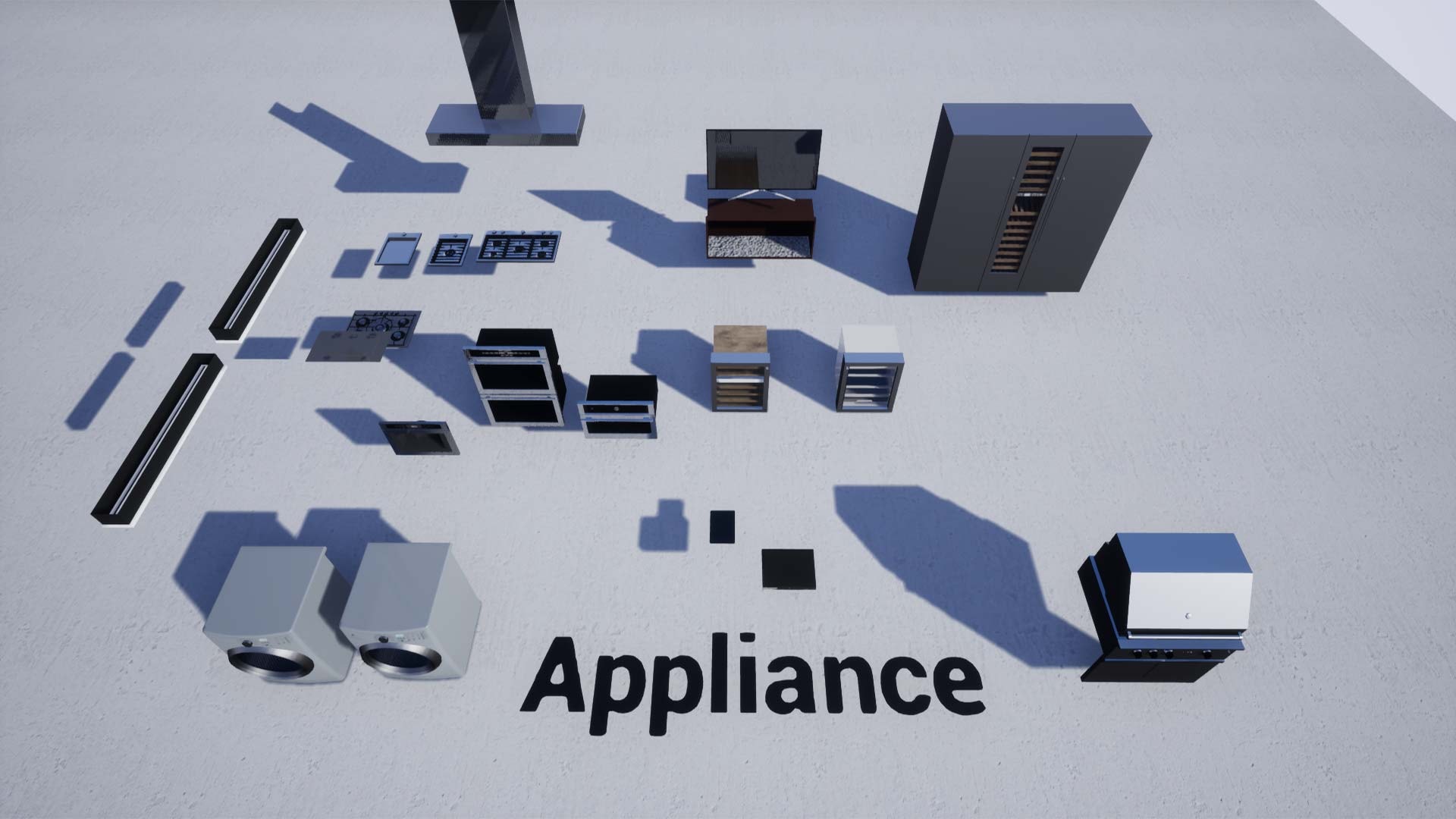 Furniture and Fixture Pack With 322 MESHES in Architectural