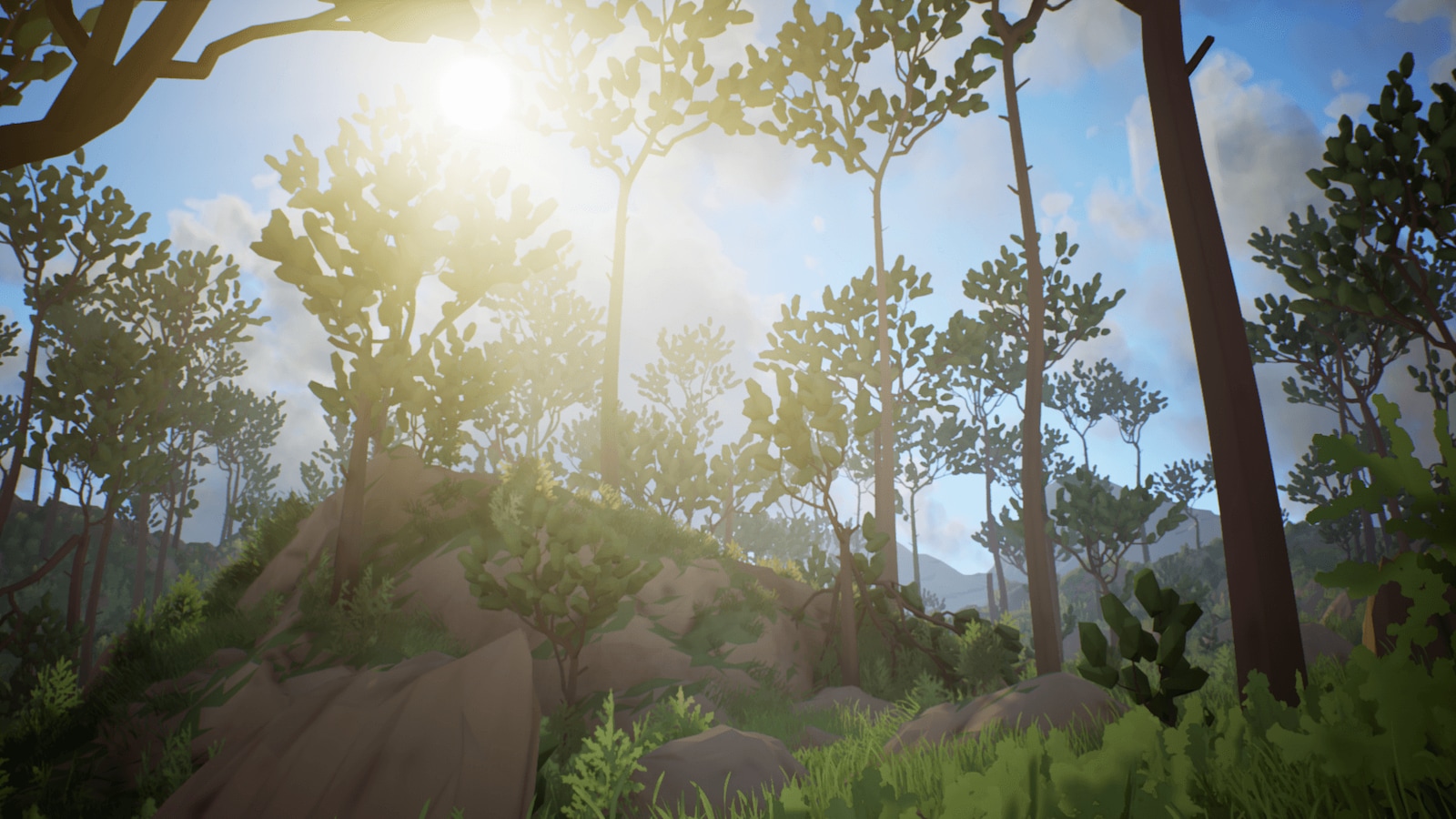 olberts low poly: temperate forest