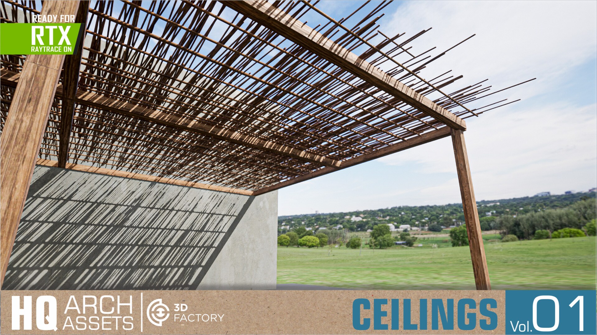 Ceiling Visualization HQ Ceilings Vol. 1 in Architectural Visualization - UE Marketplace