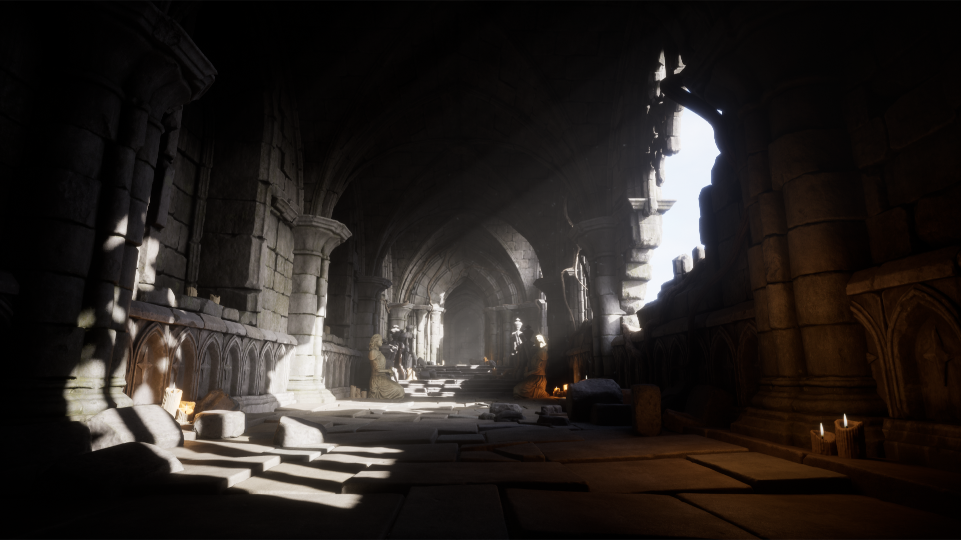 Gothic Castle Interior