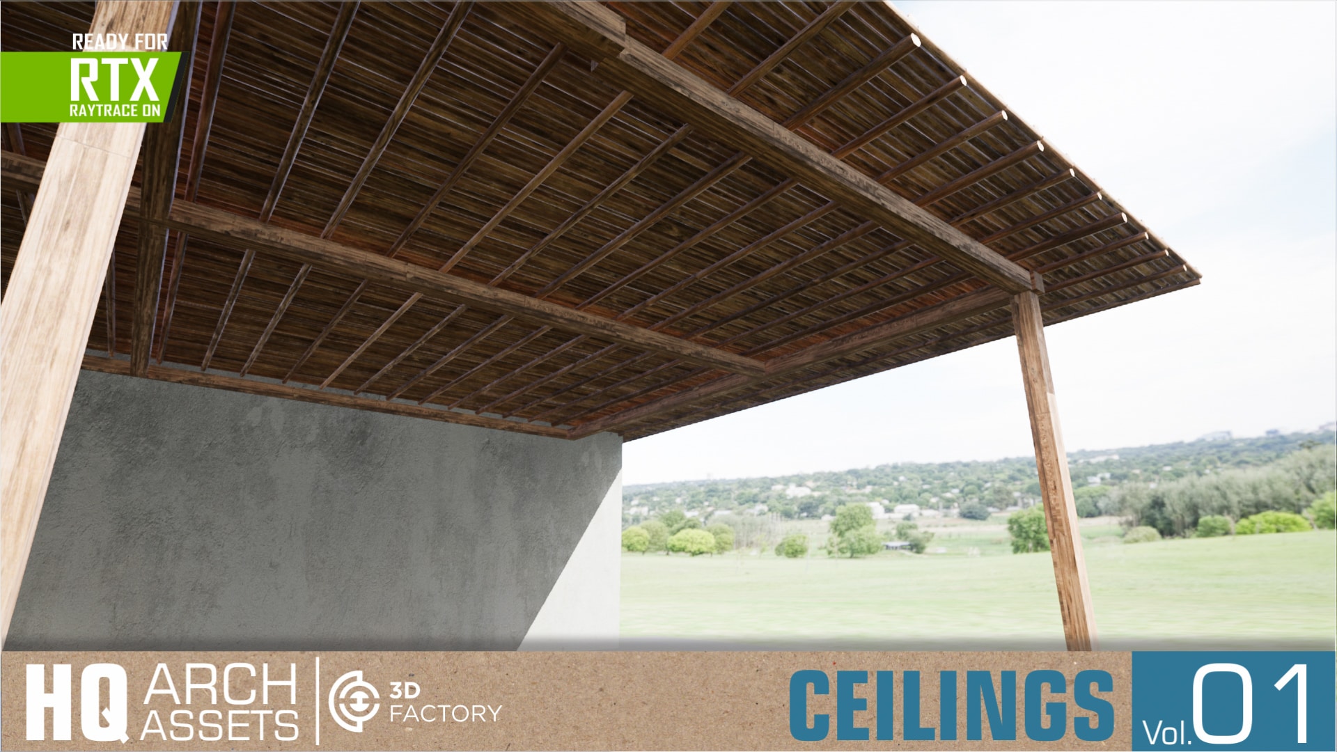 HQ Ceilings Vol. 1 in Architectural Visualization - UE Marketplace