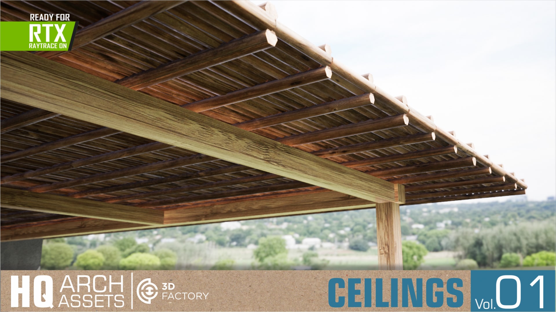 HQ Ceilings Vol. 1 in Architectural Visualization - UE Marketplace
