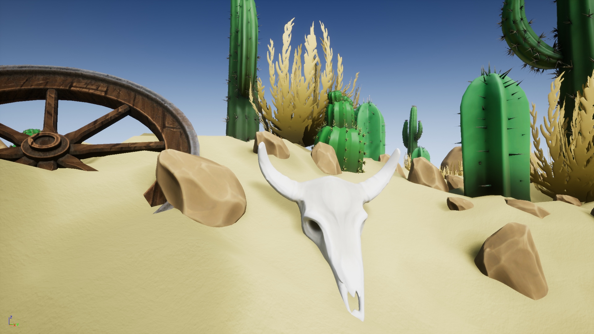Stylized Desert Props in Props UE Marketplace