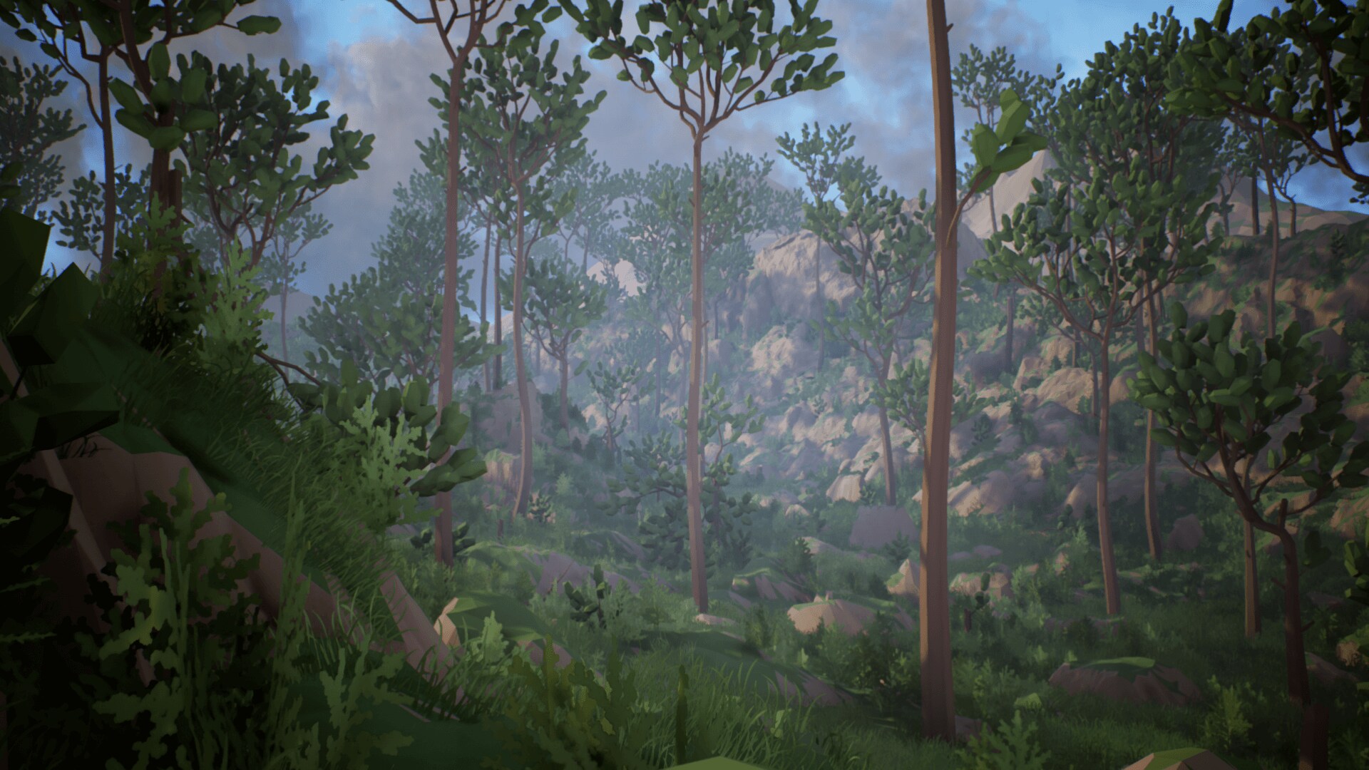 Olbert's Low Poly: Temperate Forest in Environments - UE Marketplace