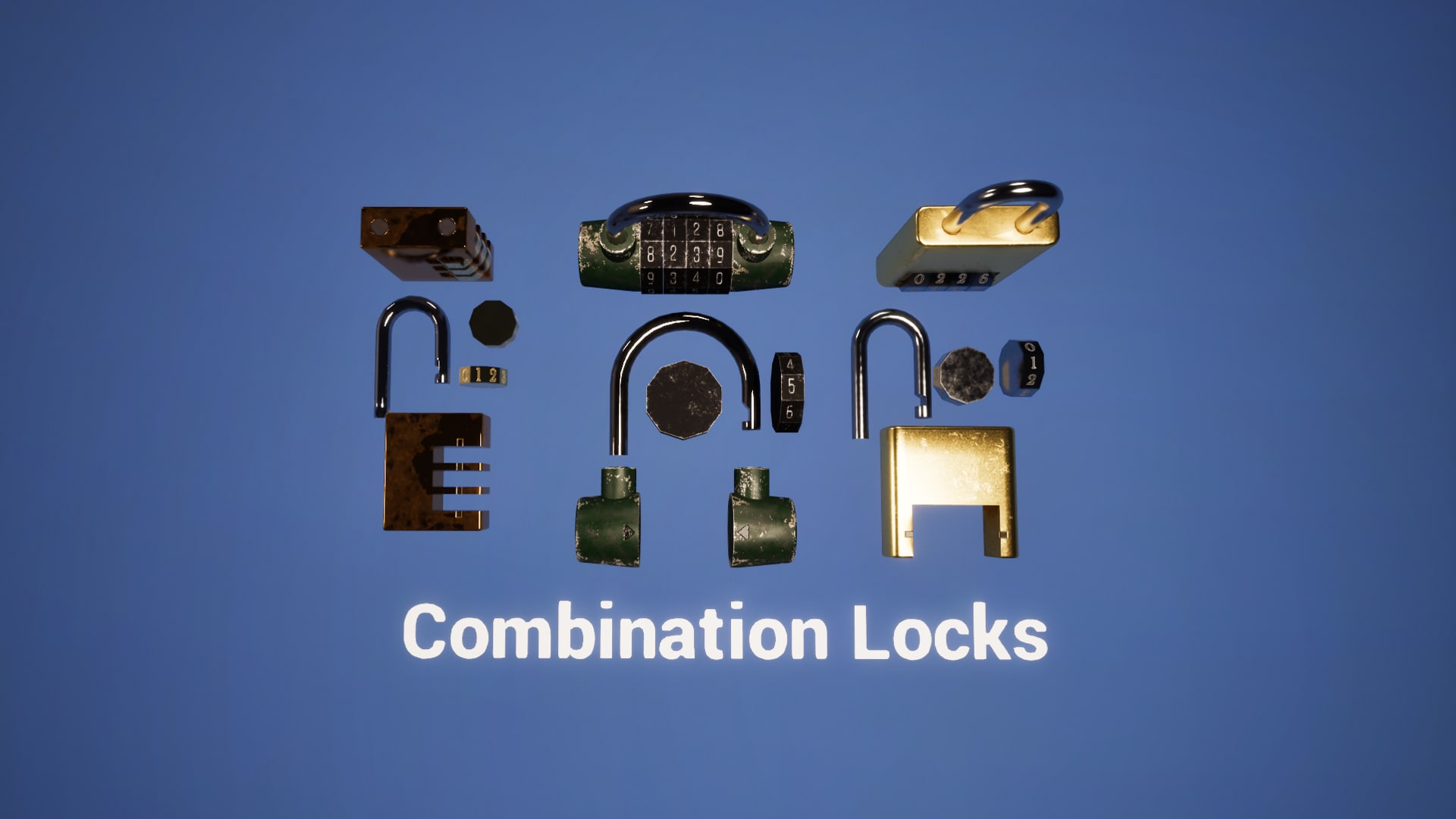 Locks and Keys in Props UE Marketplace