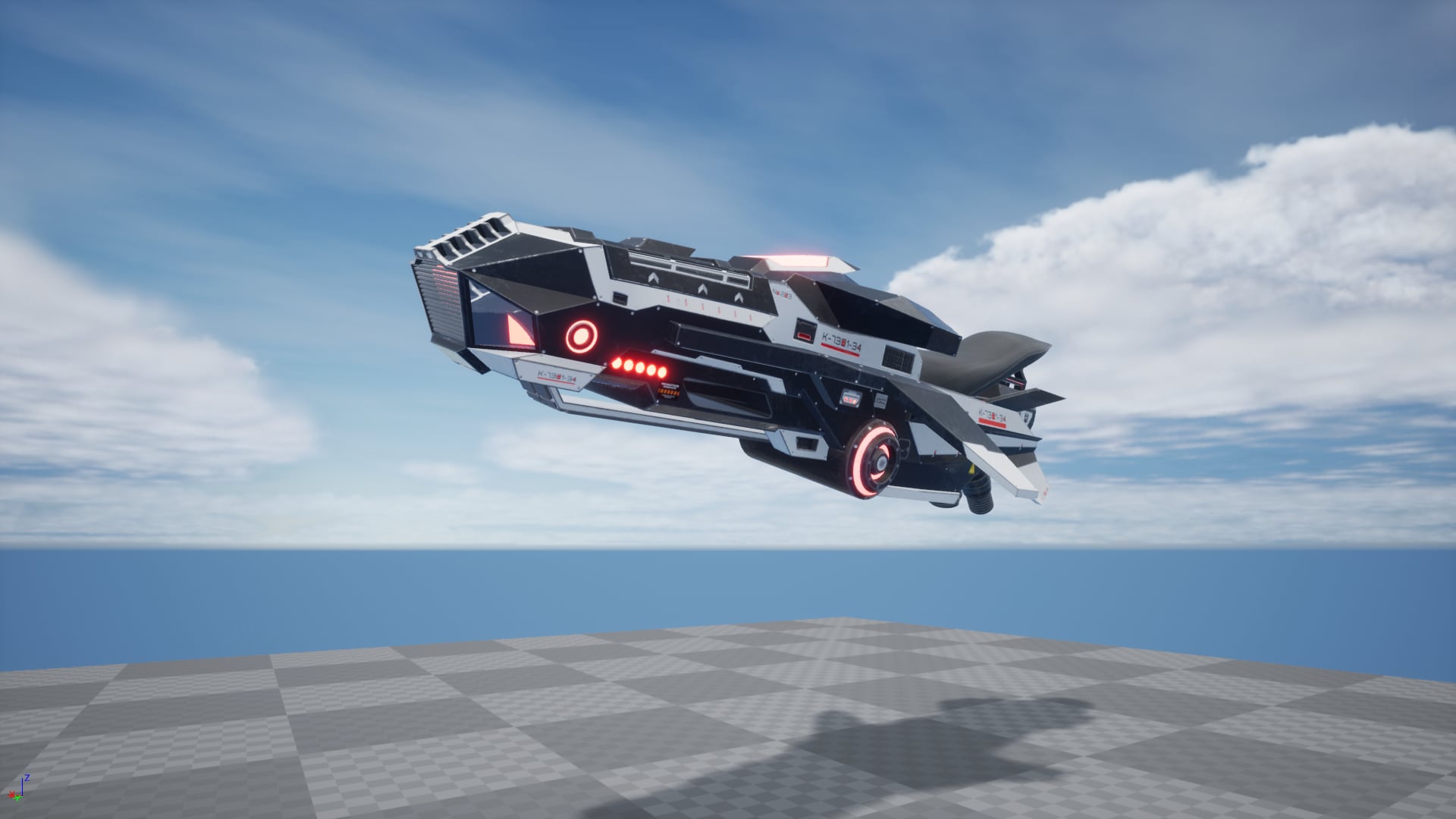 SciFi Hoverbike Basic Controller in Blueprints - UE Marketplace