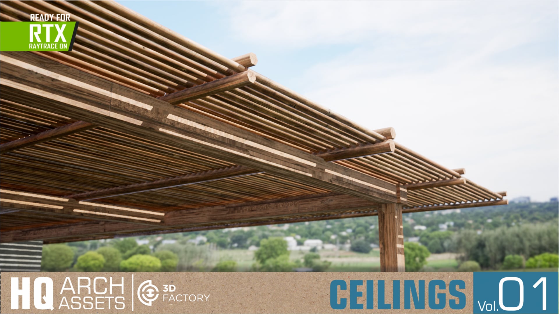 HQ Ceilings Vol. 1 in Architectural Visualization - UE Marketplace