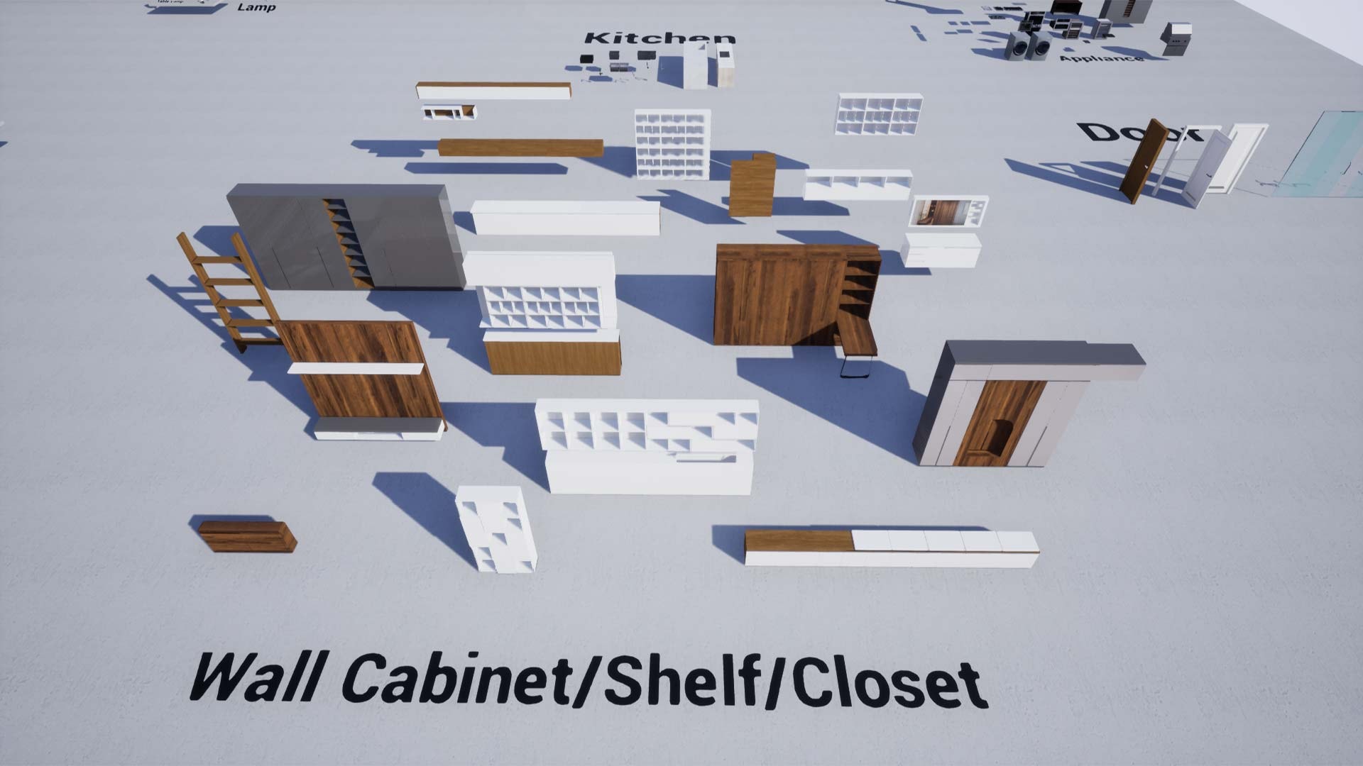 Furniture and Fixture Pack With 322 MESHES in Architectural