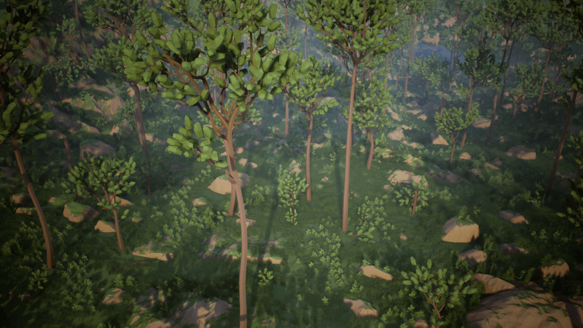 Olbert's Low Poly: Temperate Forest in Environments - UE Marketplace