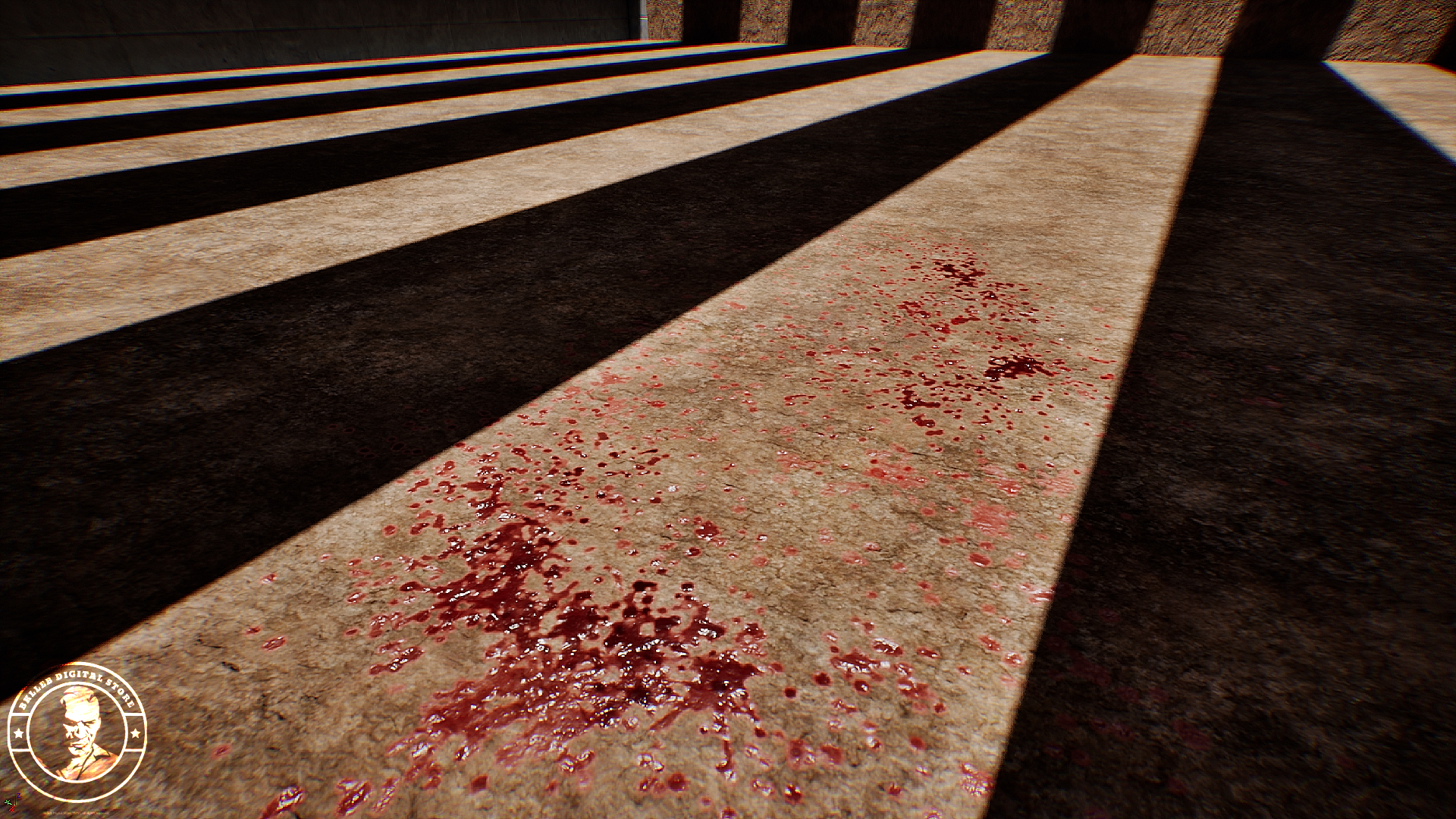 Animated Blood Ground Decal Vol.I - Screenshot