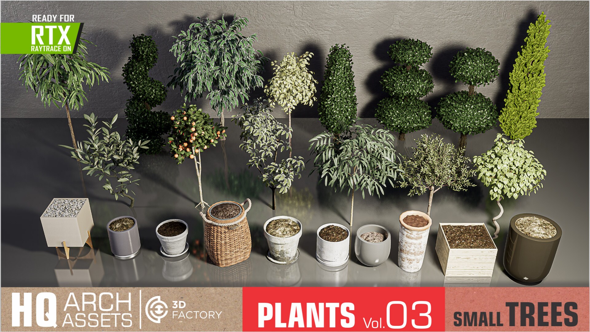 HQ Plants Vol.3 ( Small trees )