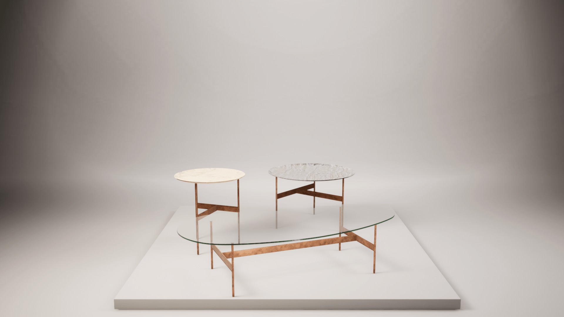 Circular Table Set /01 + Studio