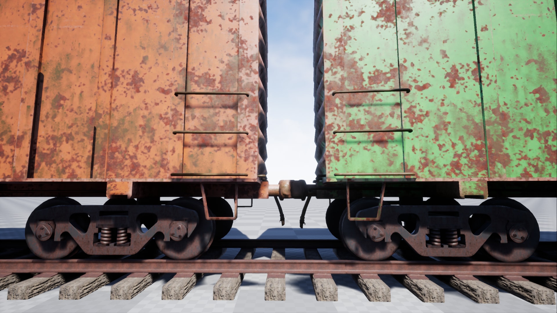 Abandoned Train Pack in Props - UE Marketplace