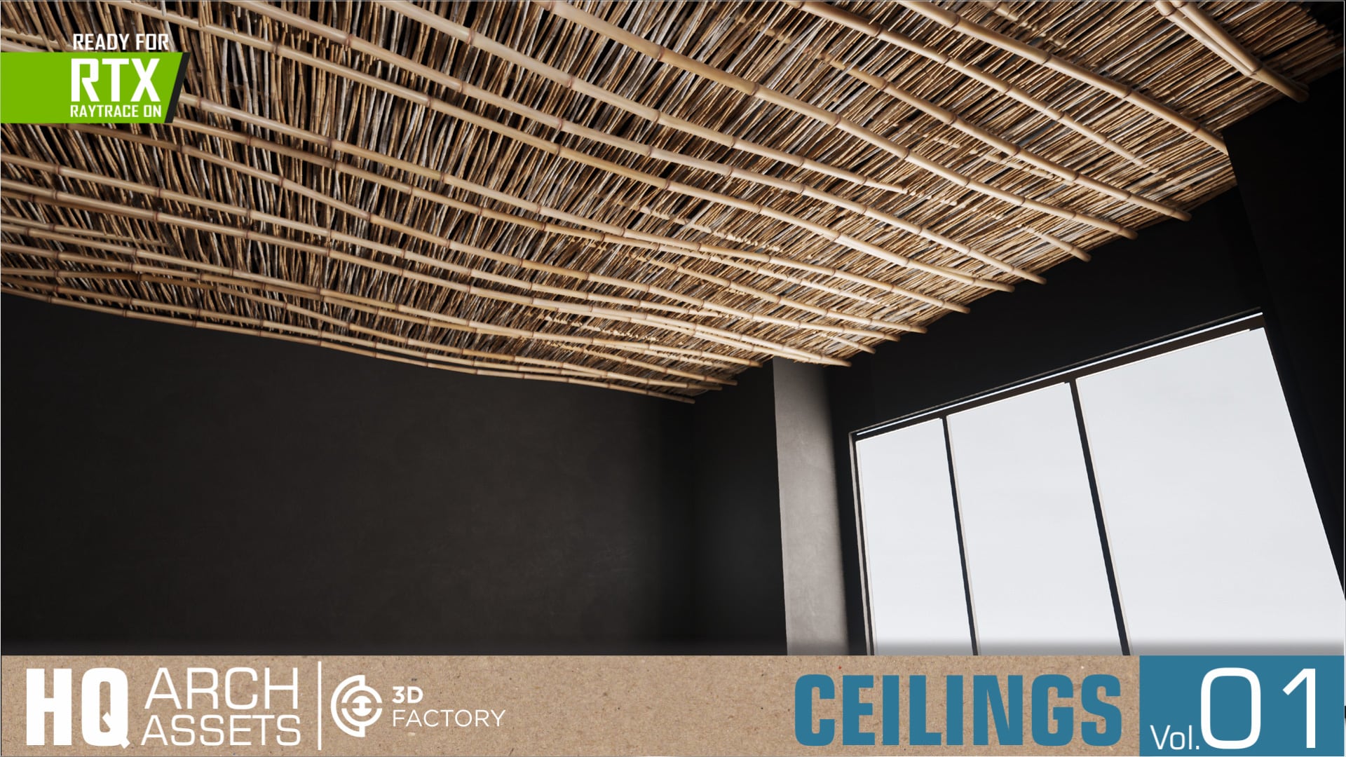 Ceiling Visualization HQ Ceilings Vol. 1 in Architectural Visualization - UE Marketplace