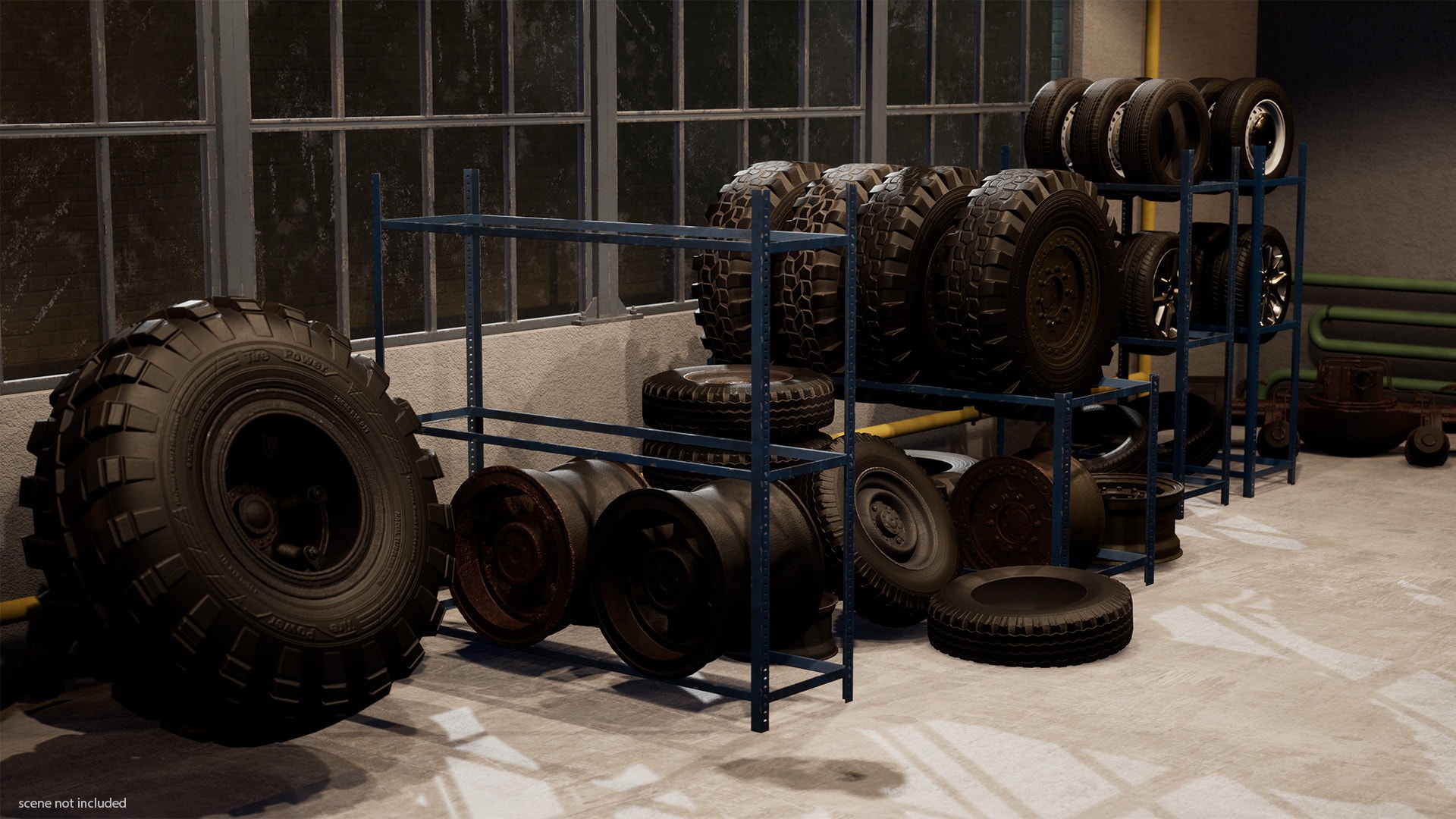 Wheels + Car Parts Pack in Props UE Marketplace