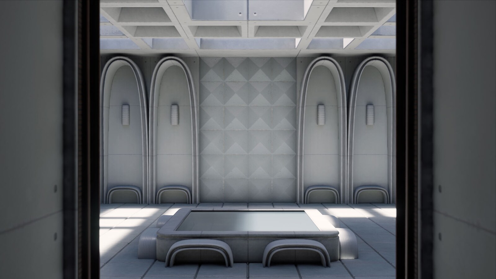 Architectural Interior Assets - Concrete Pack in Environments - UE