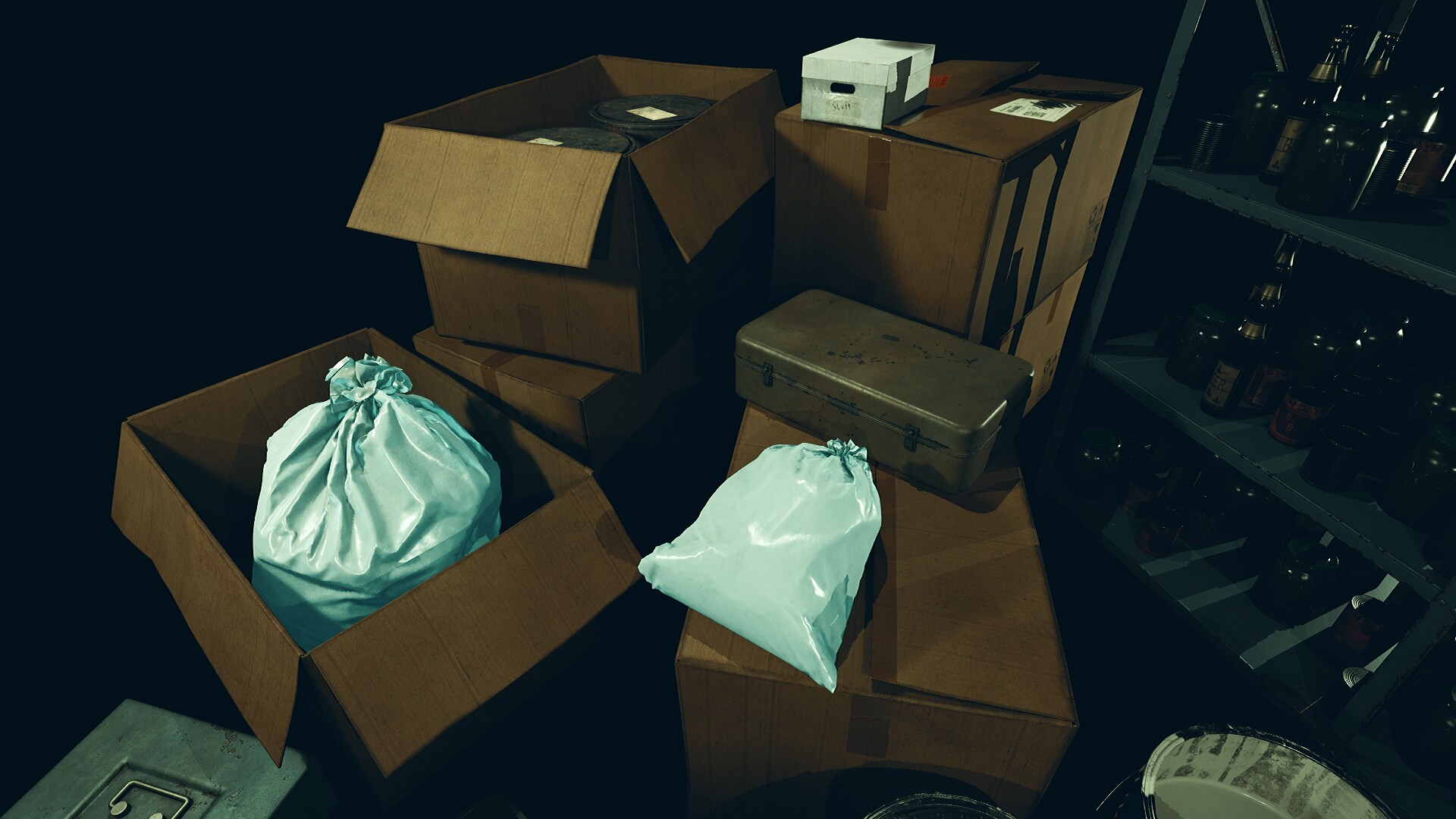 Basement Props and Cardboard Boxes Pack in Props UE Marketplace