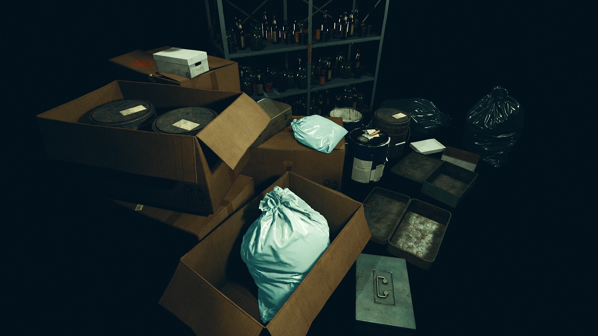 Basement Props and Cardboard Boxes Pack in Props UE Marketplace