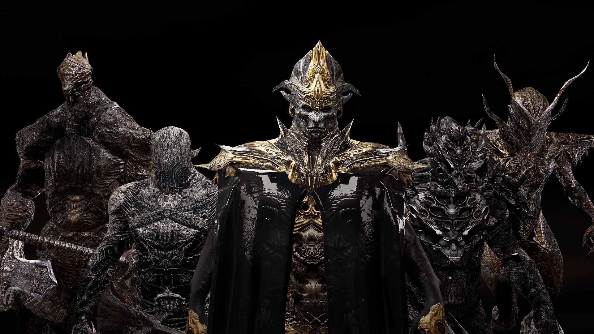 BlackMoon BOSS PACK 2 - 20+ Models Characters, Weapons and Items