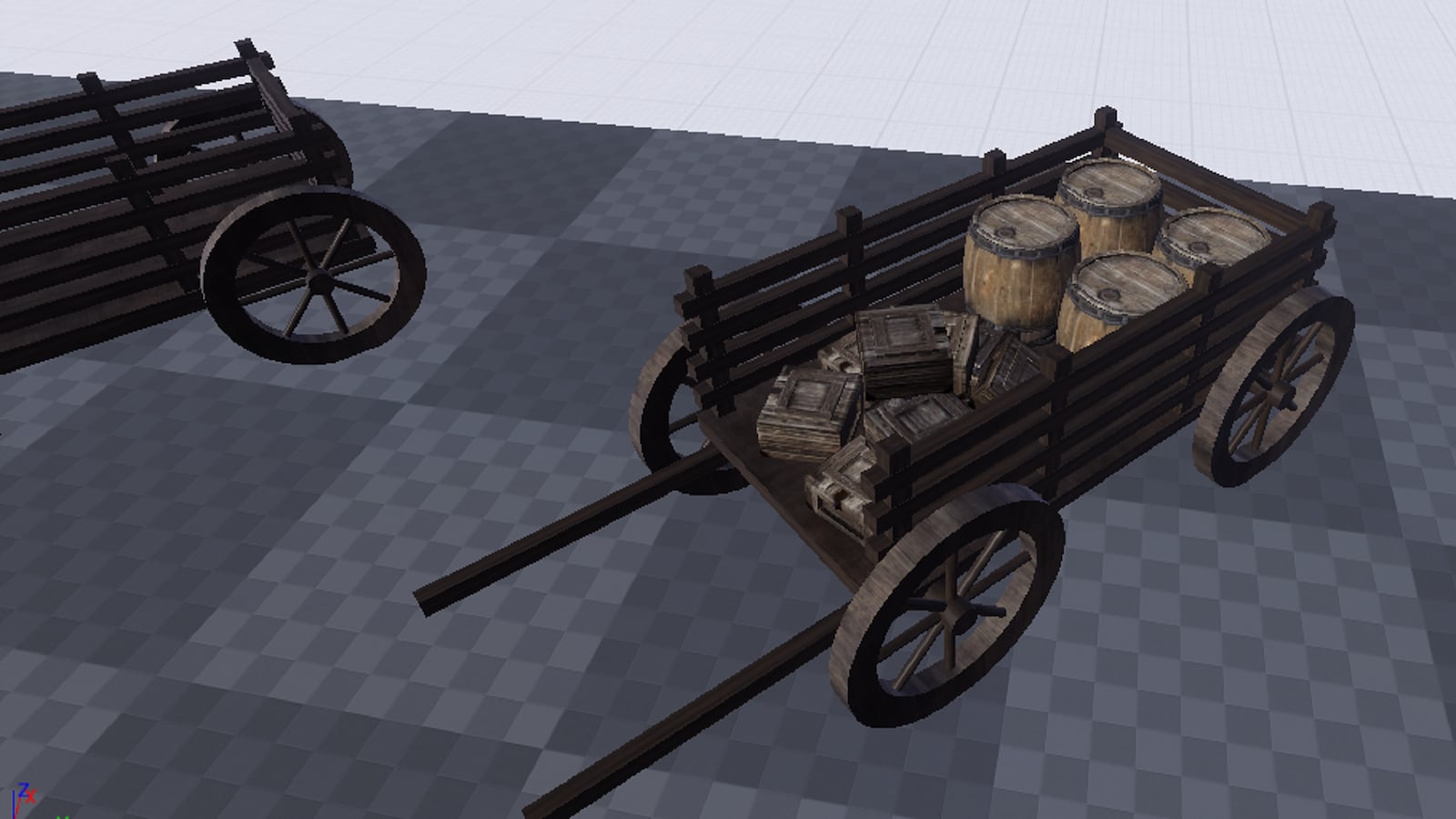 Horse Carts in Props UE Marketplace