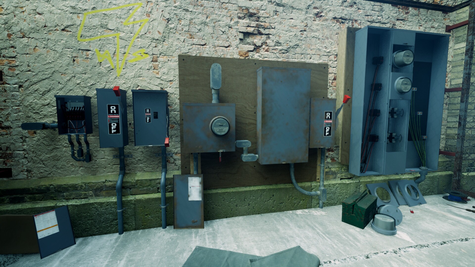 Electrical Utility Kit VOL.1 Modular Boxes & Conduits in Props UE