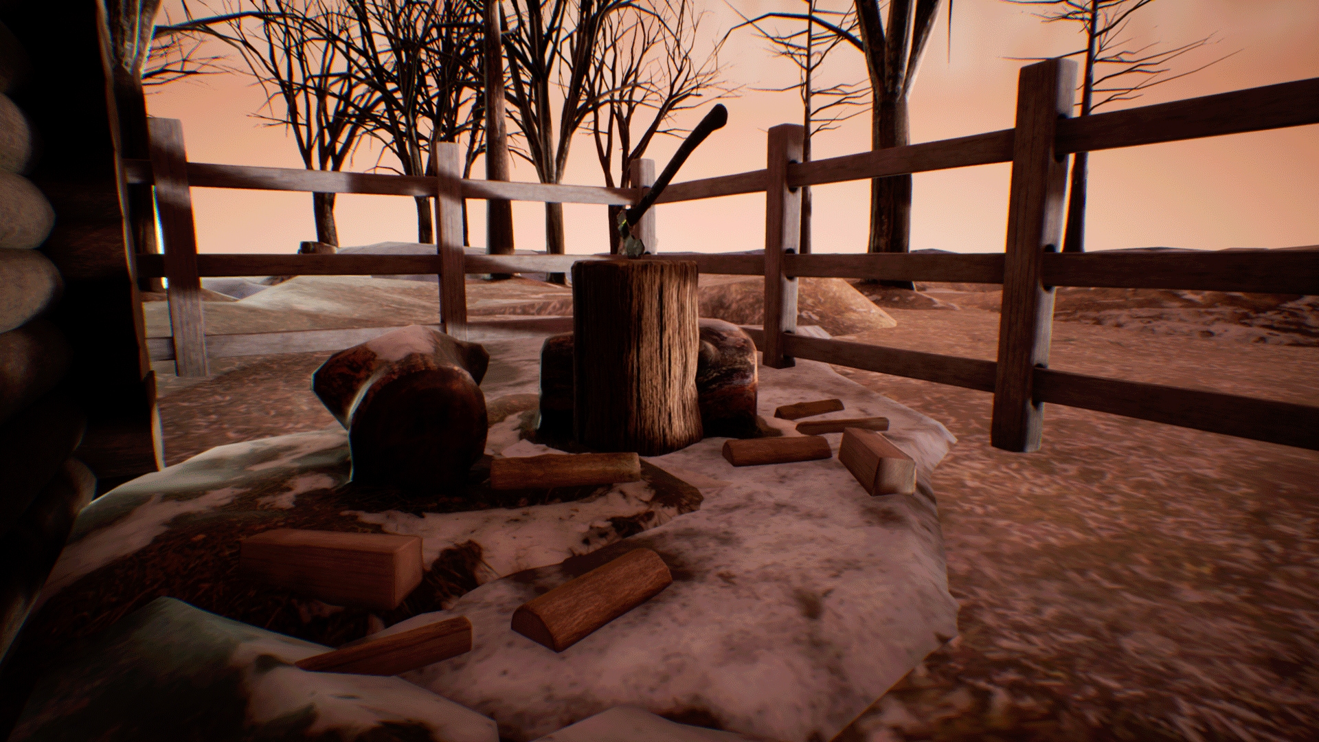 Hunter's hut modular house and props in Environments UE Marketplace