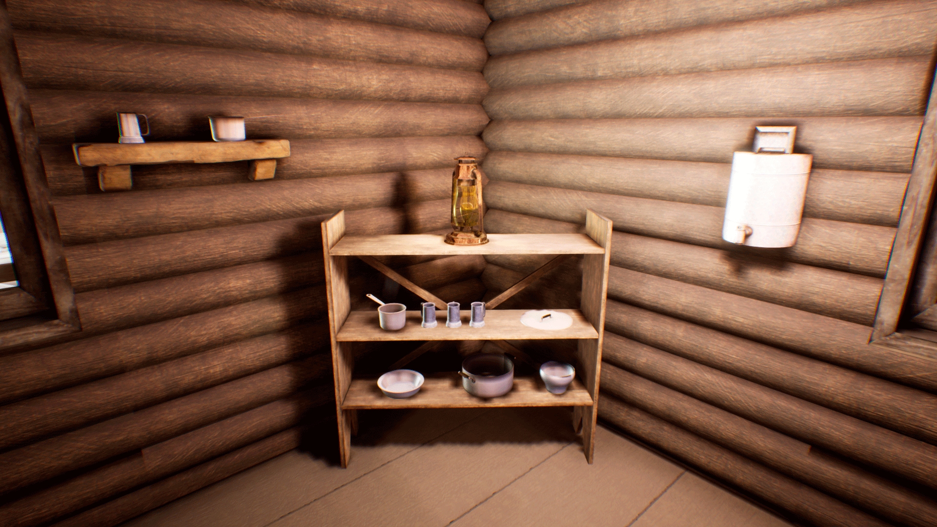 Hunter's hut modular house and props in Environments UE Marketplace