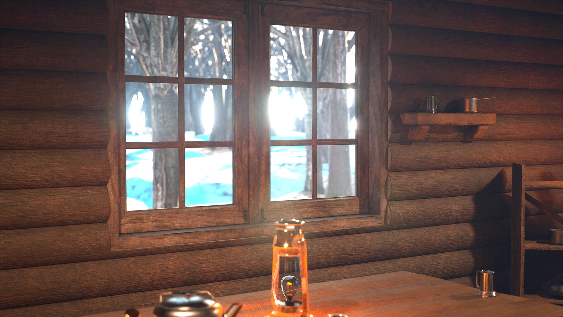 Hunter's hut modular house and props in Environments UE Marketplace