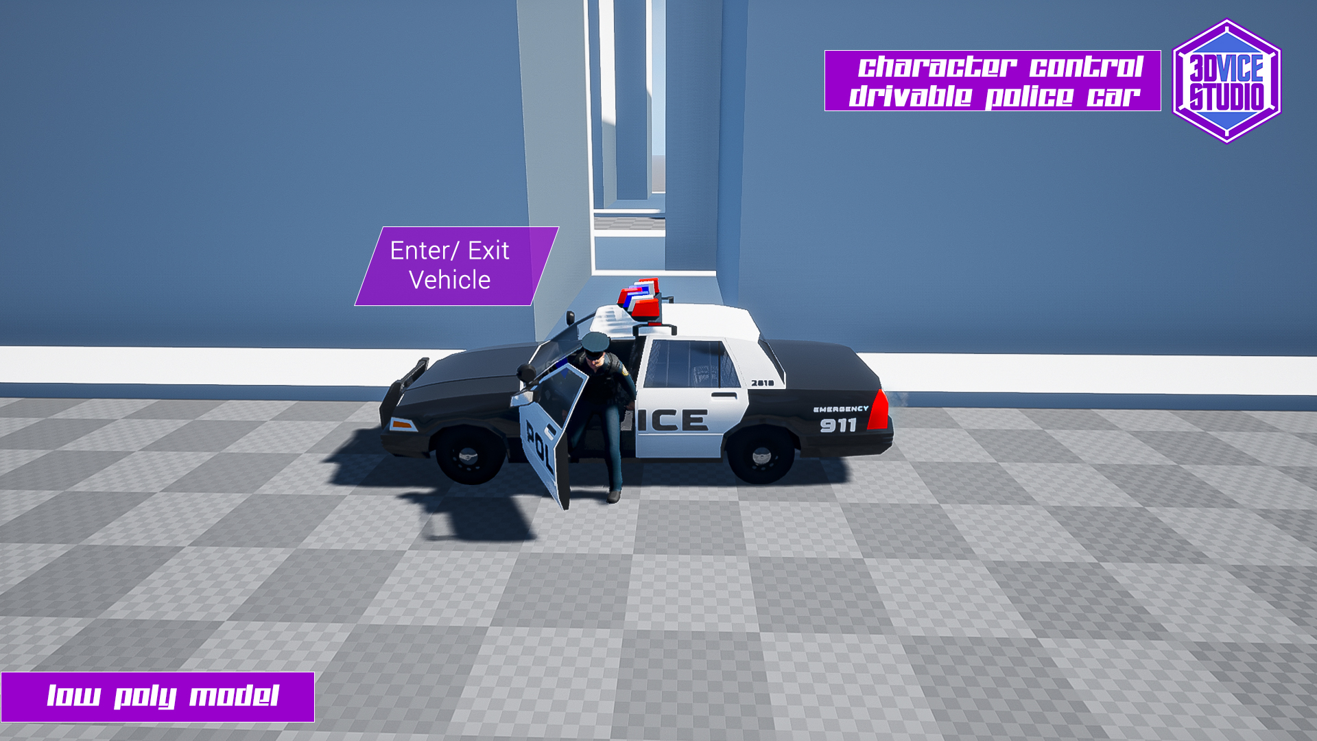 Control best sale police car