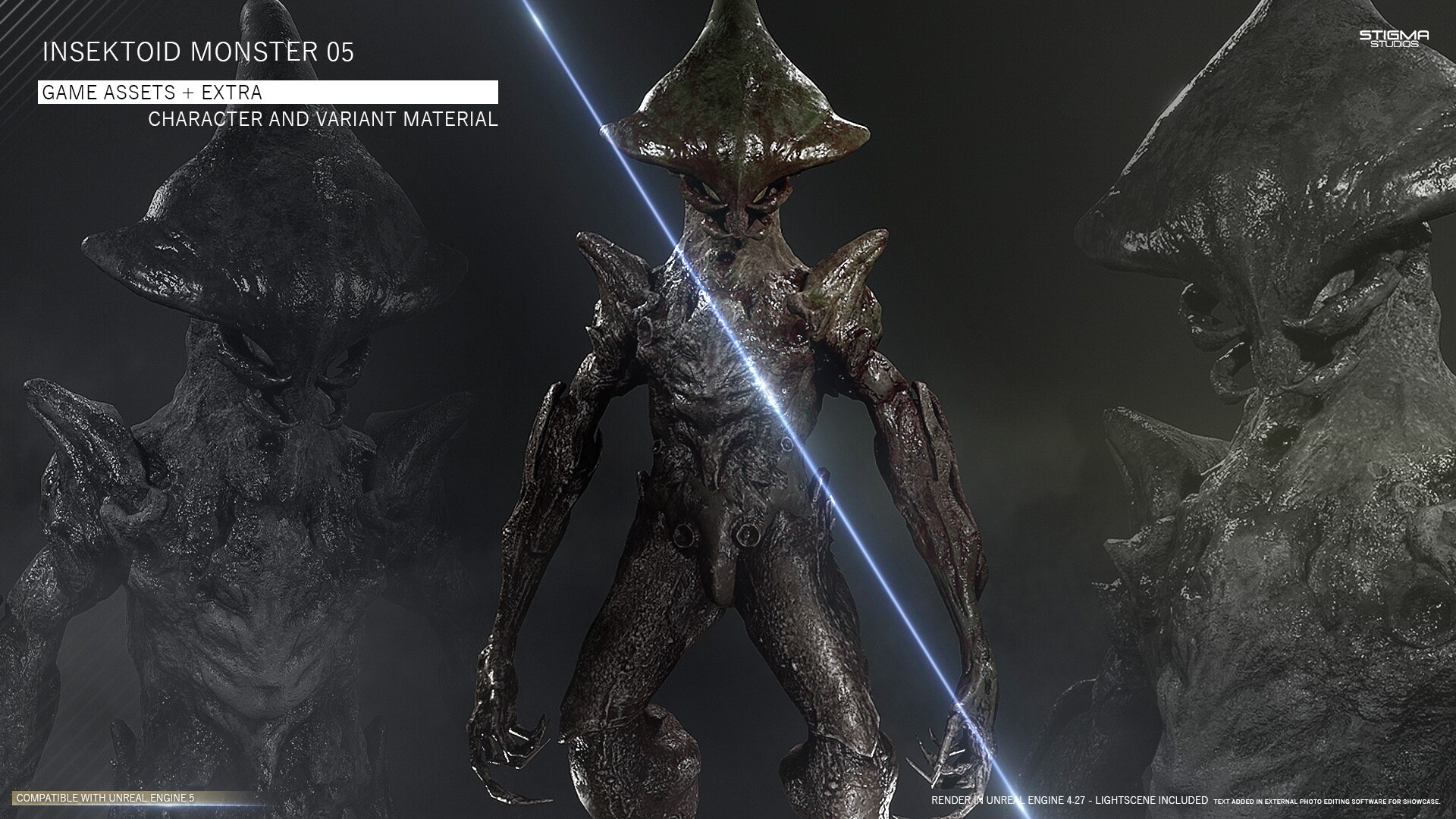 Insektoid Monster 05 – Game Assets + Extra