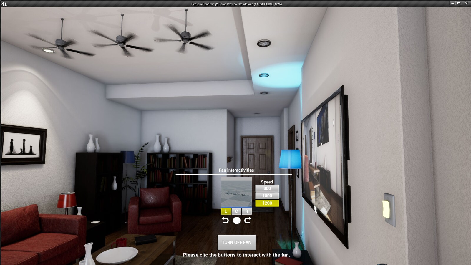 Interactive Room in Blueprints UE Marketplace