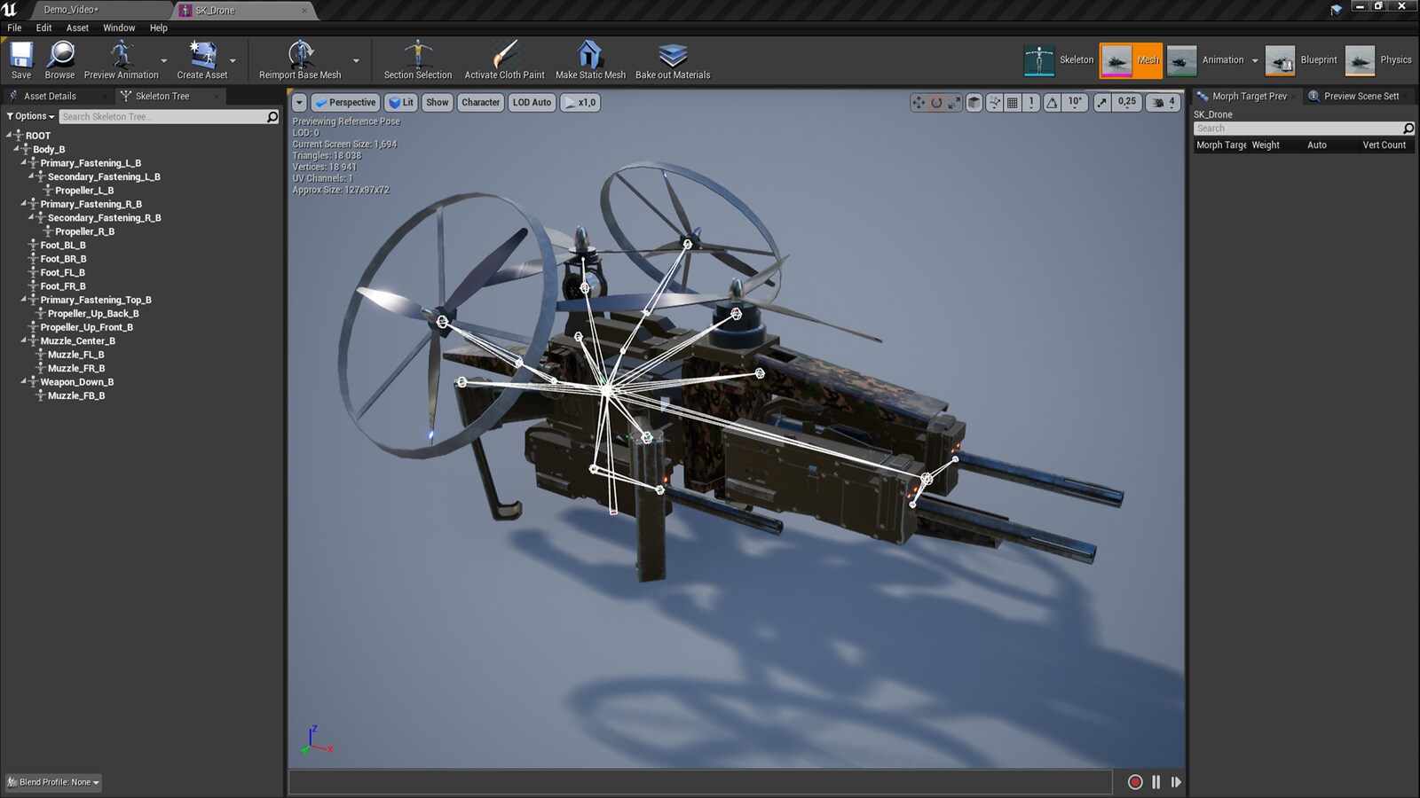 SciFi Drone in Props UE Marketplace
