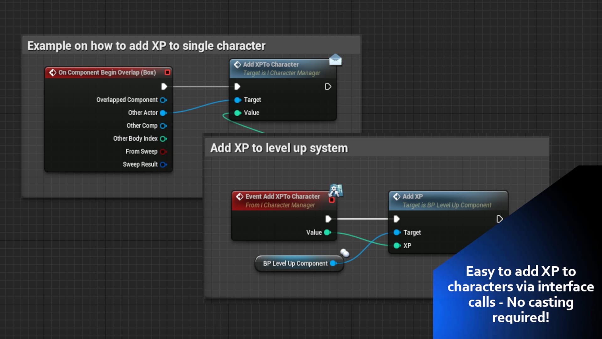 Multiplayer Level Up System in Blueprints UE Marketplace