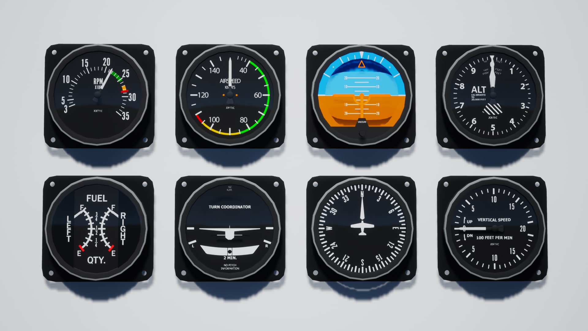 Airplane Controller & Instruments, 카테고리 블루프린트 - UE 마켓플레이스