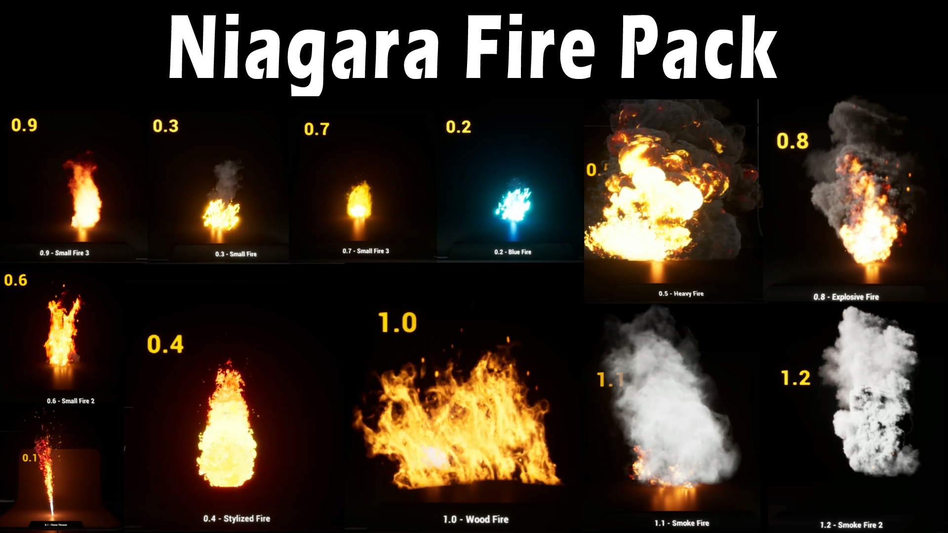 Niagara Fire Pack – ASSET CLOUD