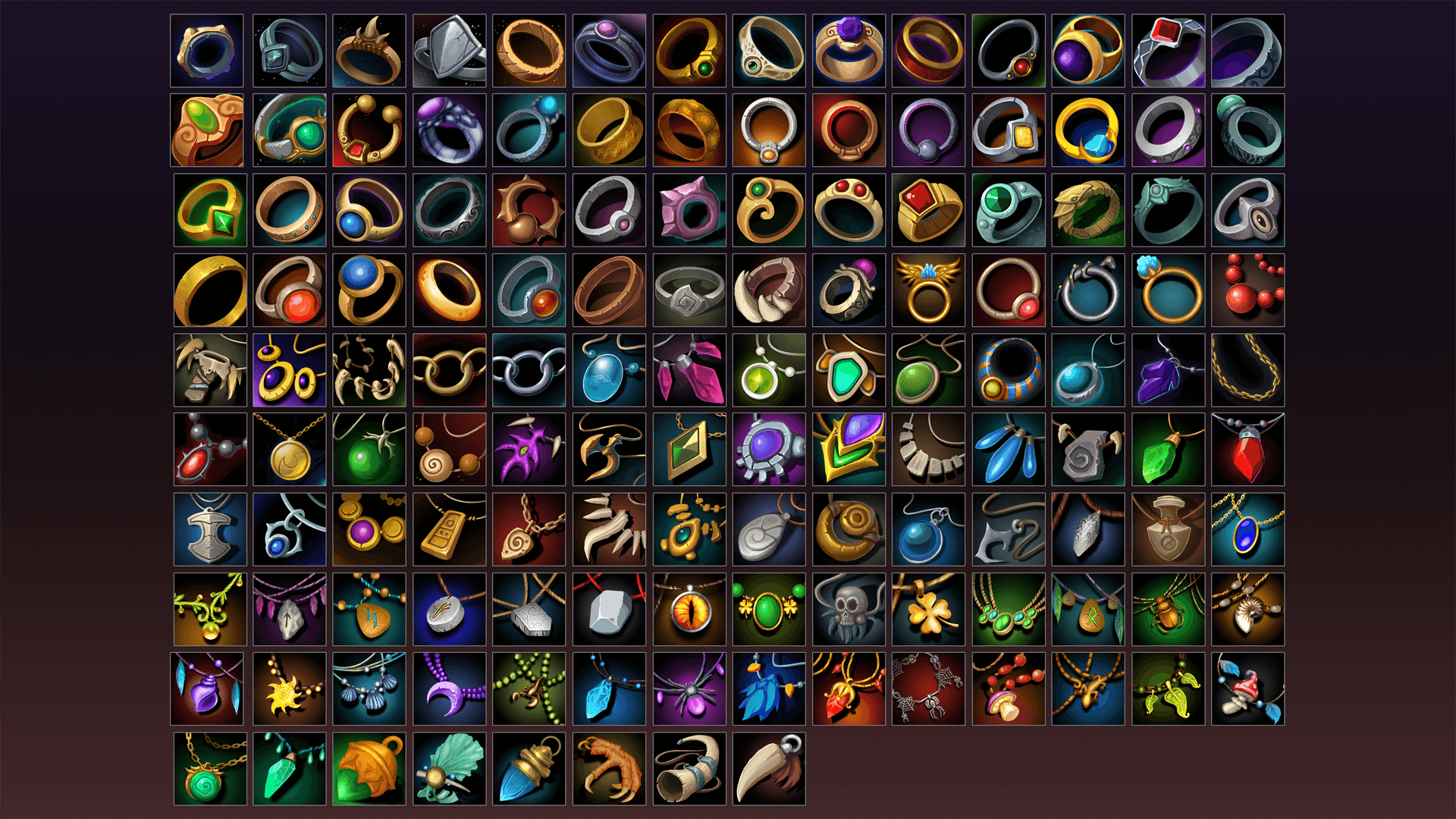 Jewelry Icons in 2D Assets UE Marketplace