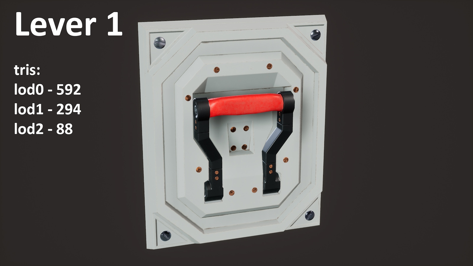 Buttons&Levers props (10 pcs, animated) in Props UE Marketplace