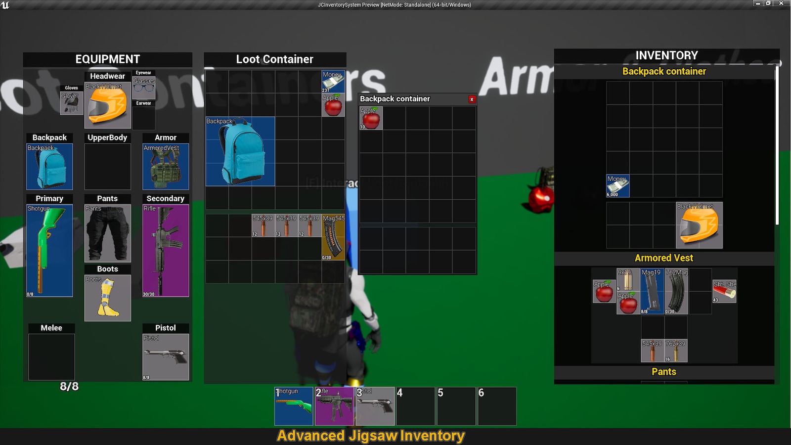 Advanced Jigsaw Inventory system by Kaidoom15 in Blueprints UE4