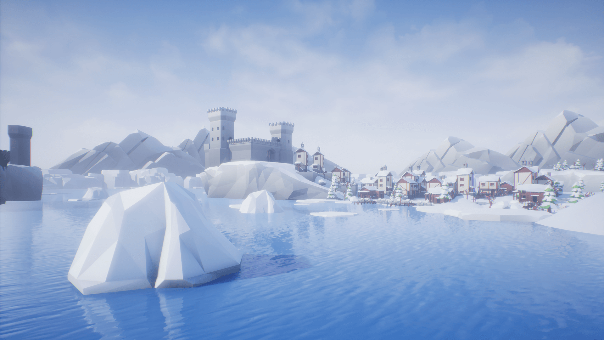 Winter forest environment. Зимнее дерево для unreal. Winter environment. Сугробы из игры. Снежный пейзаж low poly.