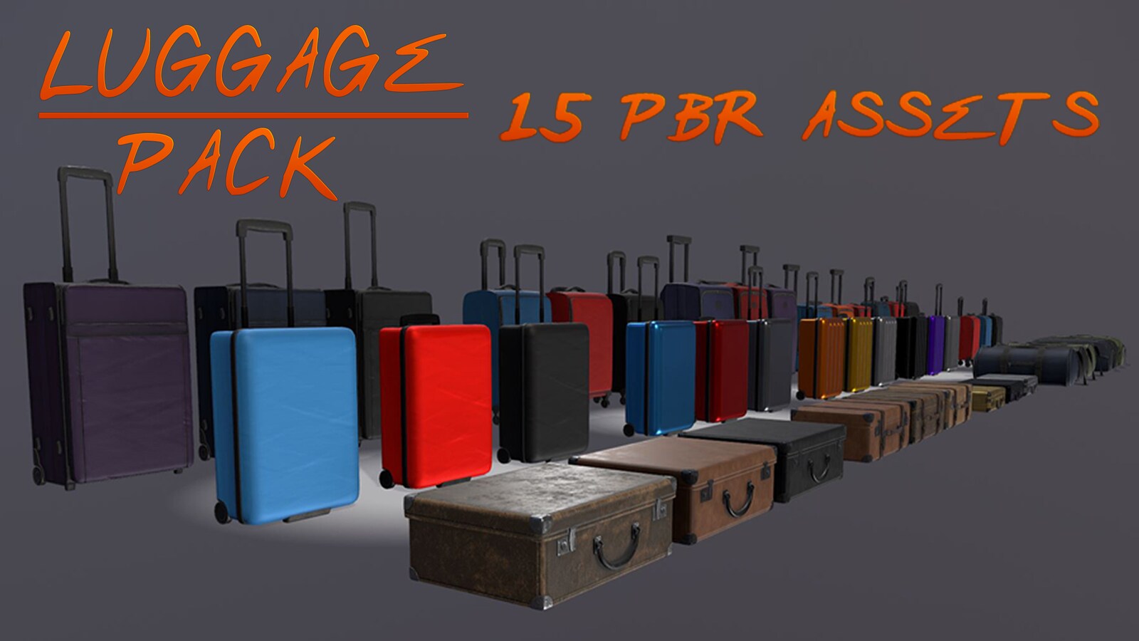 Luggage Pack in Props UE Marketplace