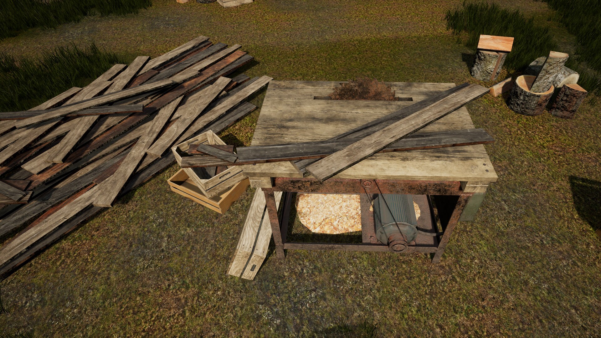 Lumberyard Decor in Props - UE Marketplace