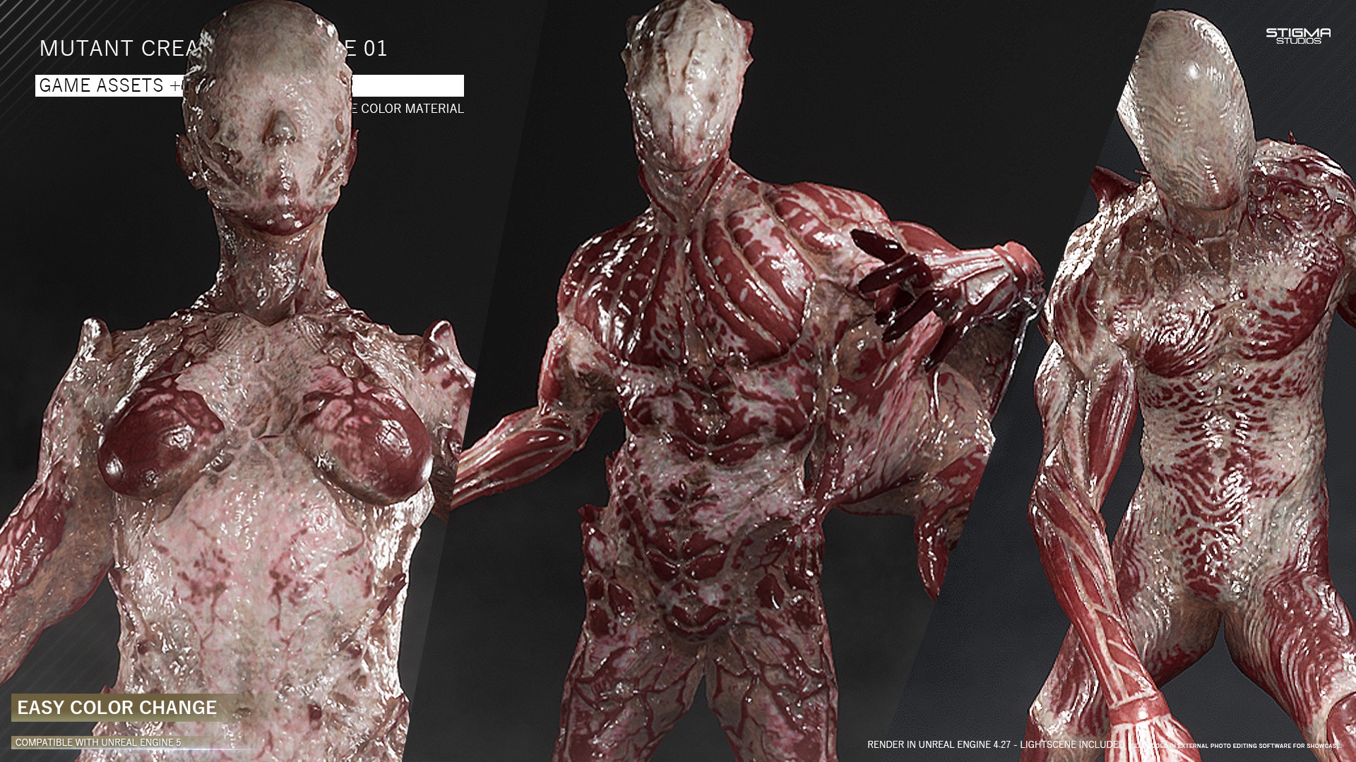 Mutant Creature Bundle 01 – Game Assets + Extra