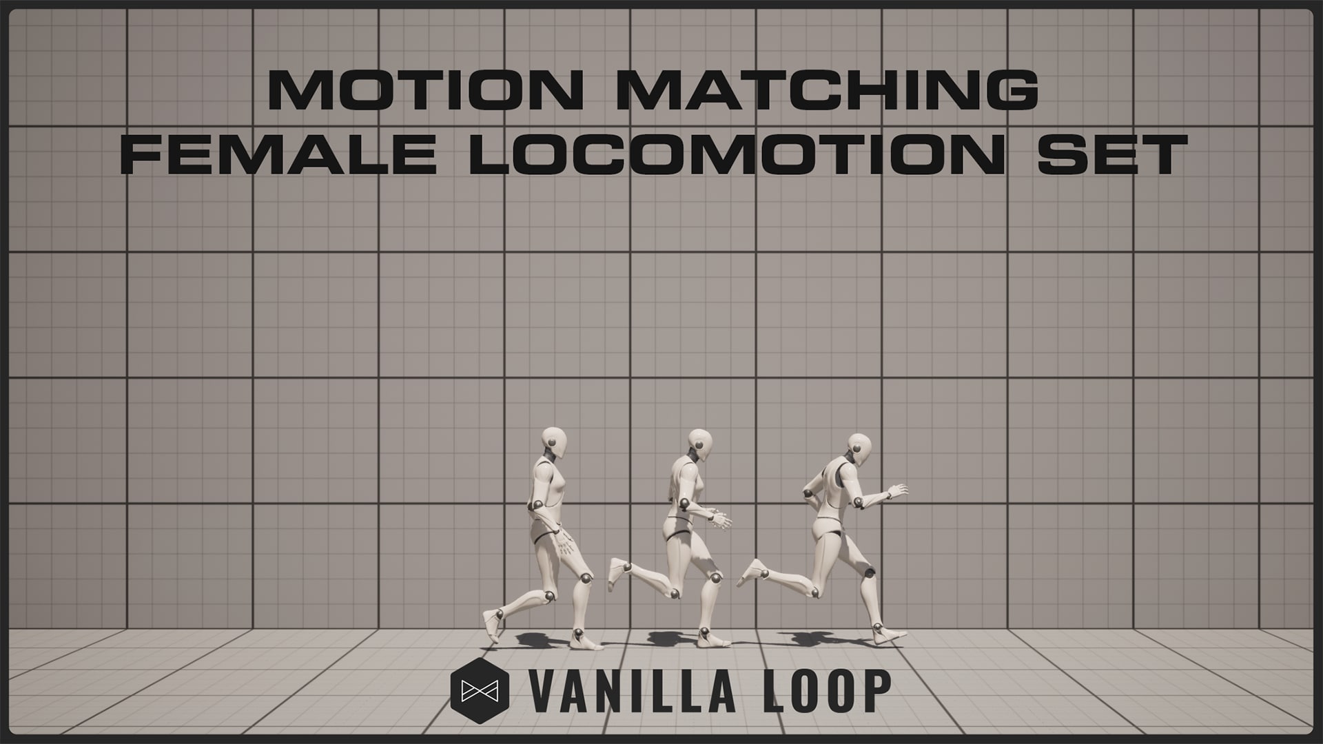 Motion Matching Female Locomotion Set