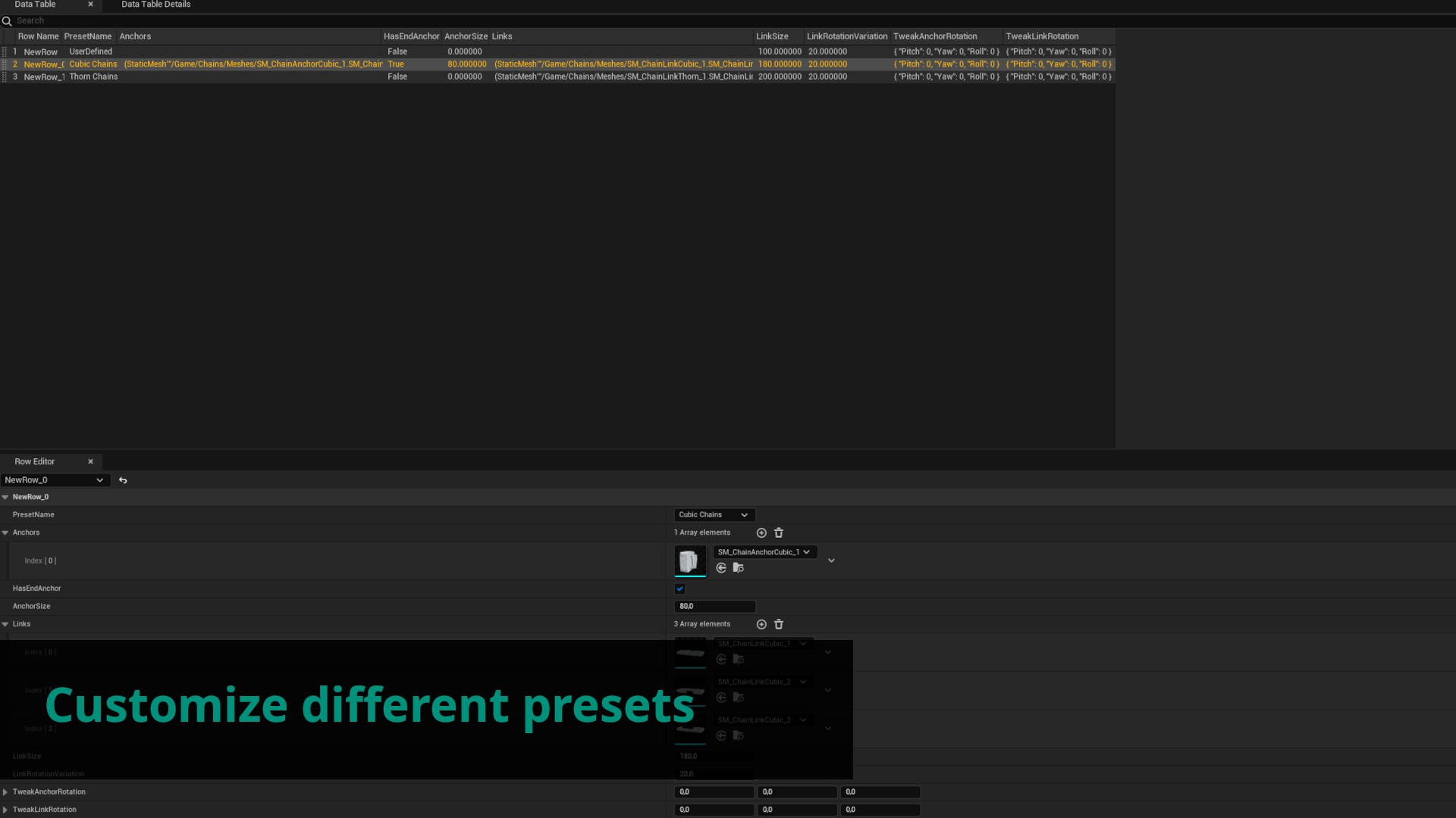 Chains Creator Simple Asset in Blueprints UE Marketplace