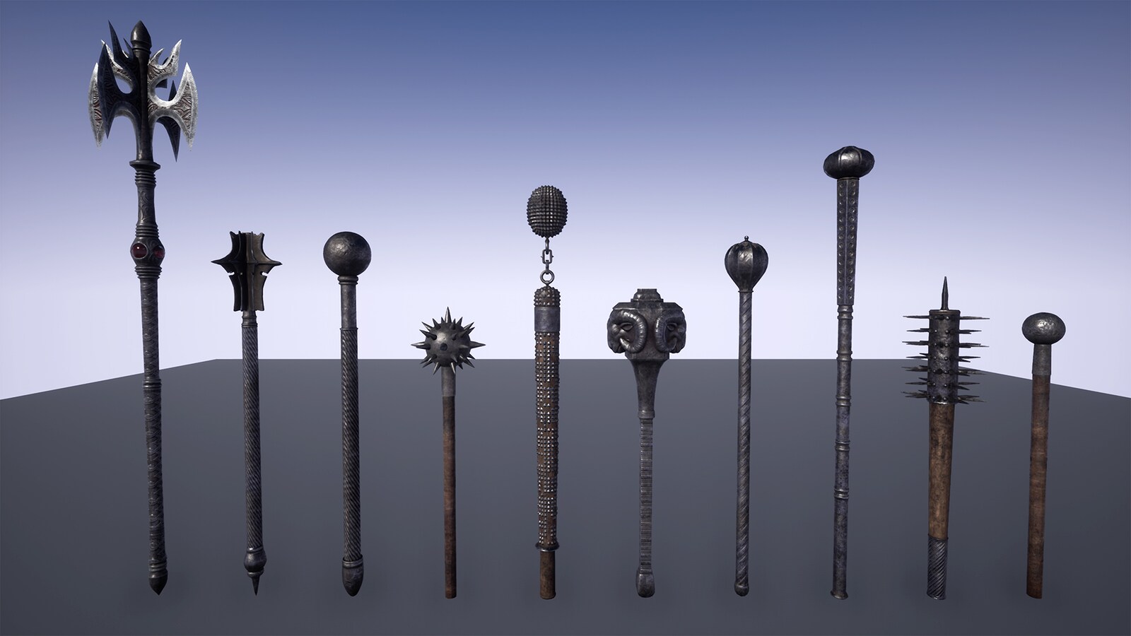 Medieval Mace Pack in Weapons UE Marketplace