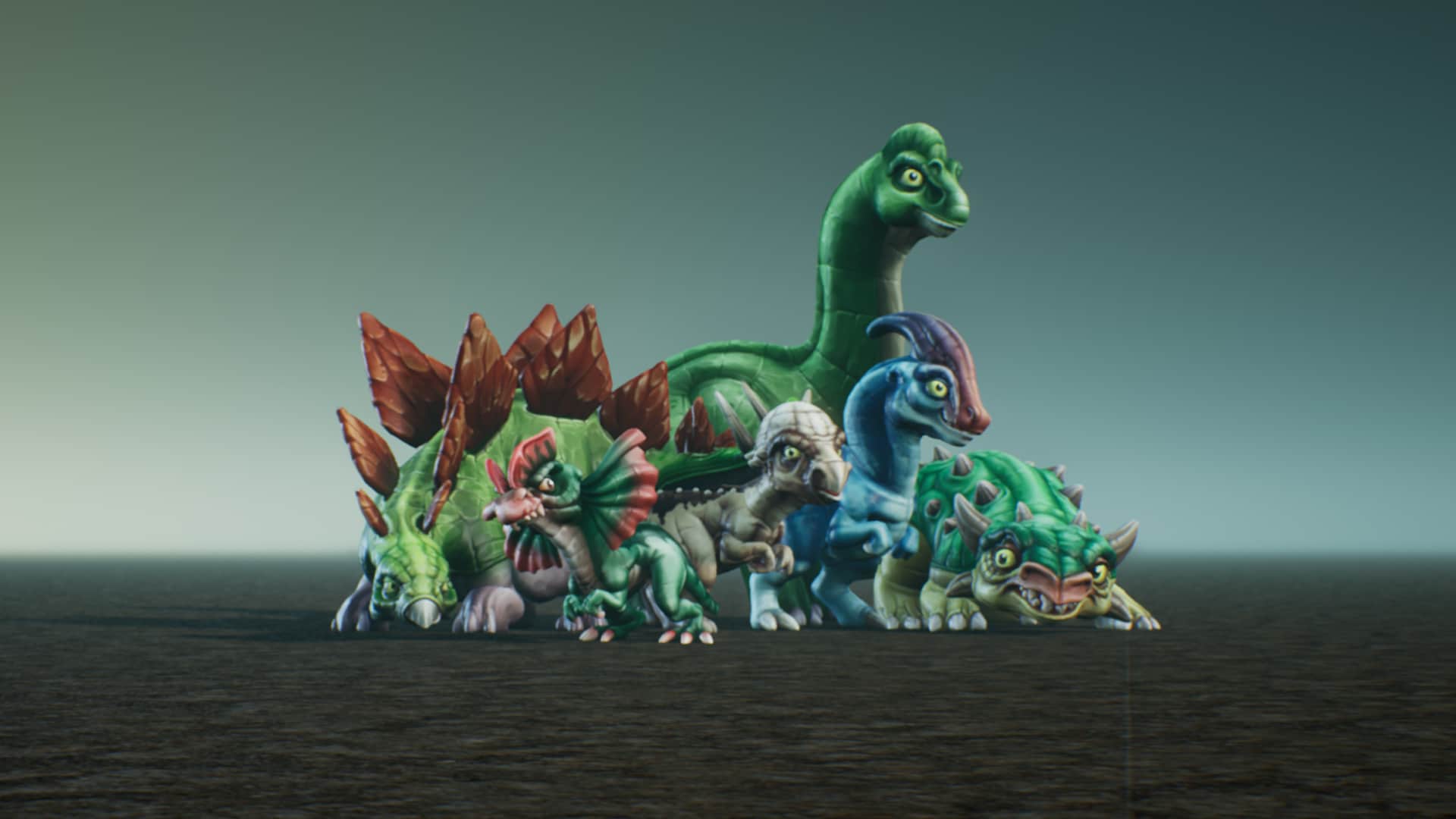 Toon Dinosaur Pack 2