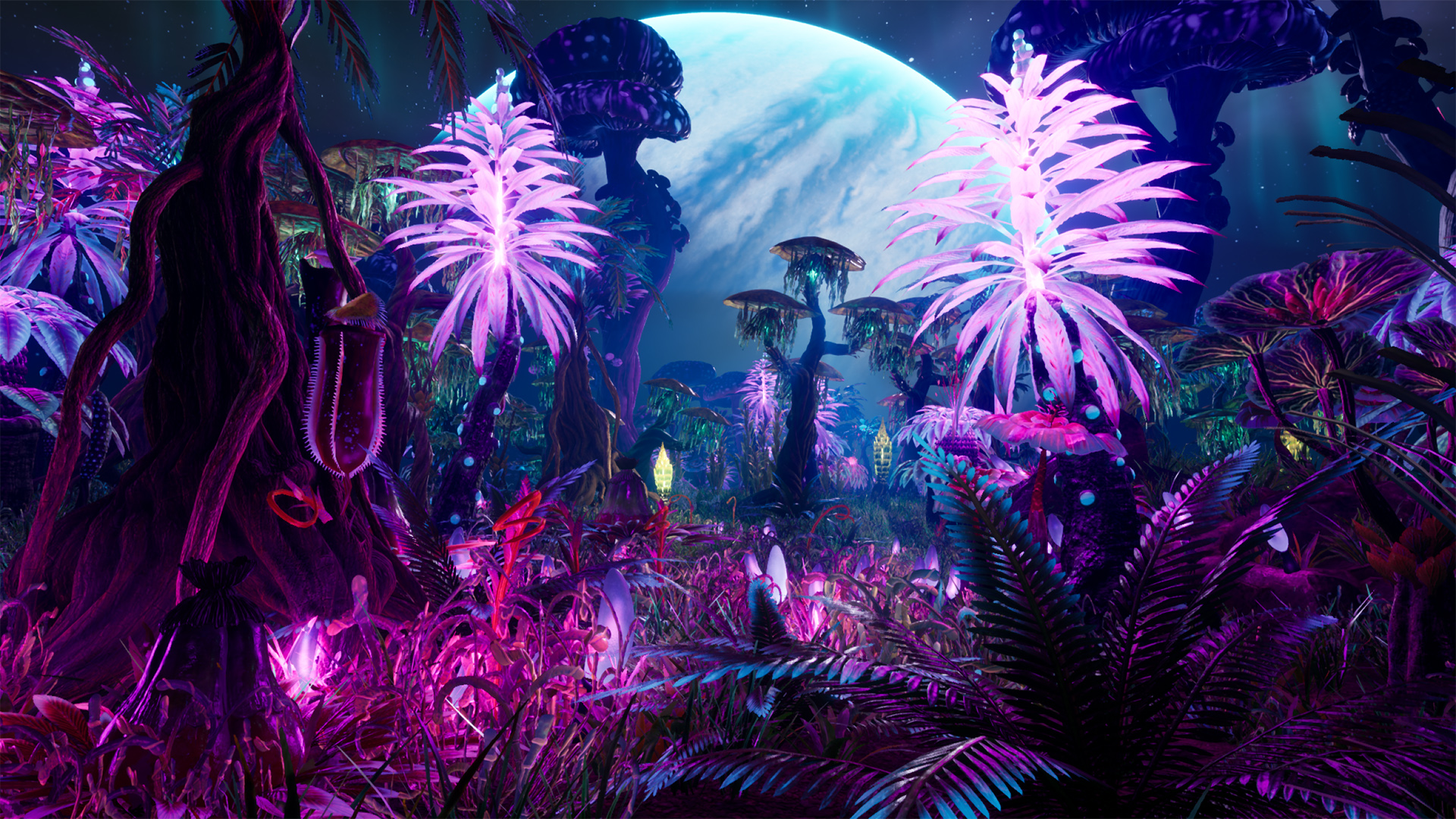Tropical Alien Jungle - Fantasy Forest Environment Pack
