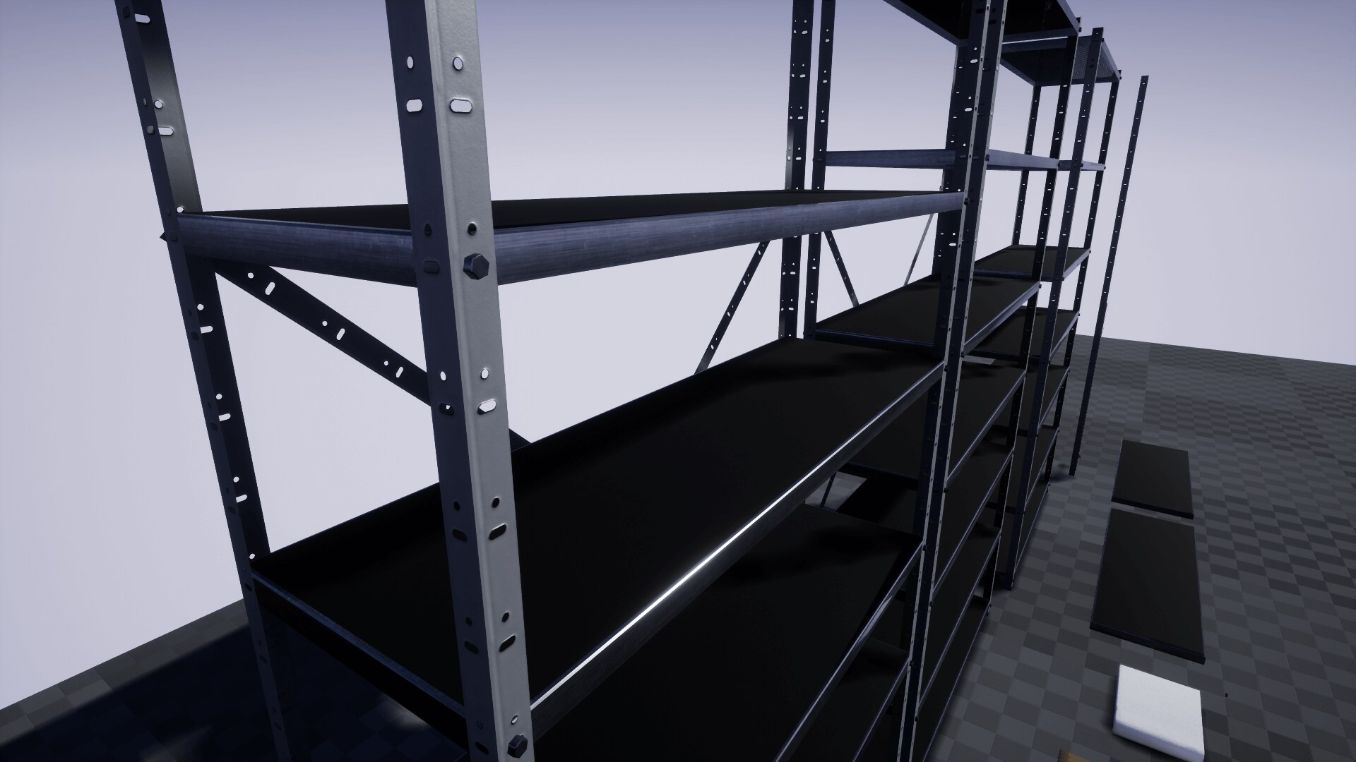 Metal Shelves in Props UE Marketplace
