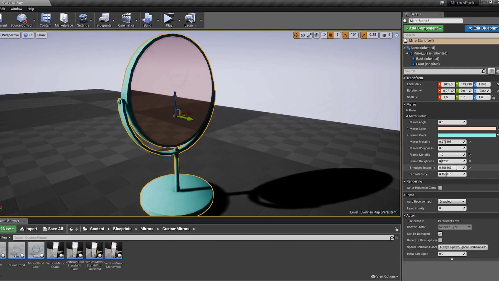 Advanced Modern Mirrors by LaserOnion in Architectural Visualization